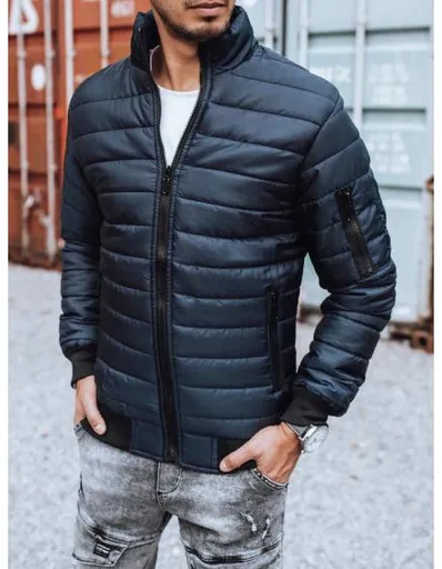 Pánská bunda prošívaná granátová BOMBER