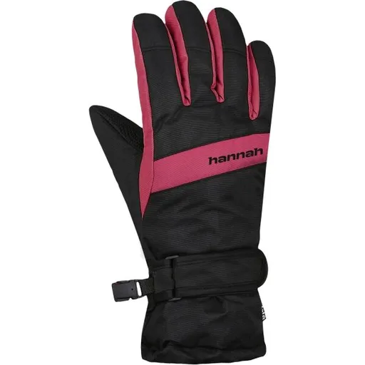 Hannah CLIO JR Dětské rukavice, černá, velikost 11-12Y
