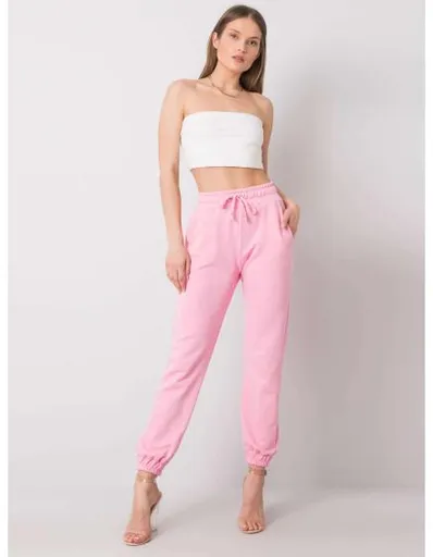 Dámské tepláky Agueda RUE PARIS světle růžové