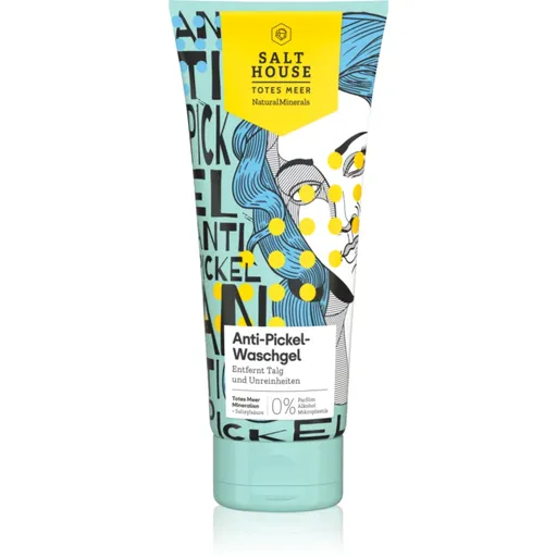 Salt House Natural Minerals Anti-pimple Skin Care čisticí a odličovací gel proti akné 250 ml