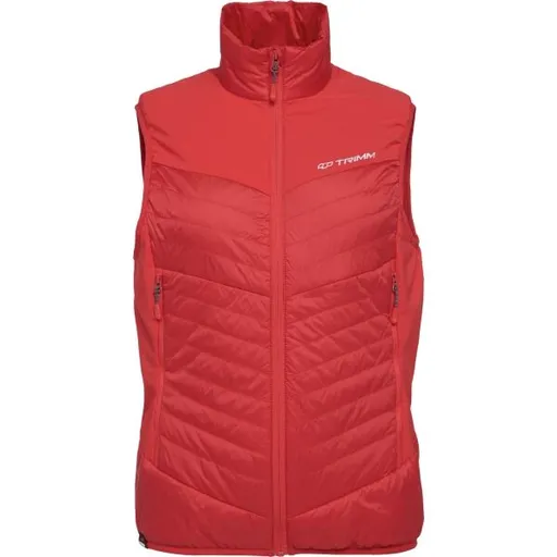 TRIMM ZENA VEST Dámská celoroční vesta, červená, velikost XXL