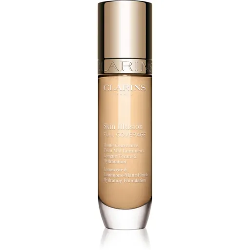 Clarins Skin Illusion Hydrating Foundation vysoce krycí make-up odstín 100.4N 30 ml