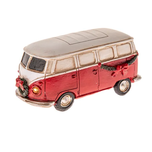 Polyresinové svítící autíčko Busík, 11,5 cm