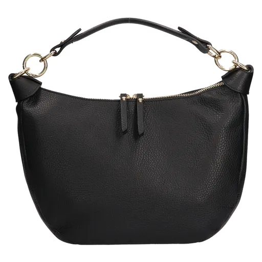 Dámská kožená kabelka Italia Enet - černá
