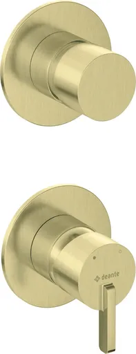 DEANTE Silia kartáčovaná zlatá Sprchová baterie, podomítková, se sprchovým spínačem BQS_R44P