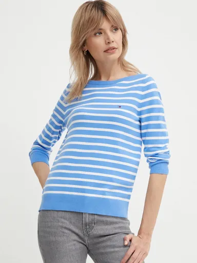 Tommy Hilfiger dámský pruhovaný svetr WW0WW40099 XS