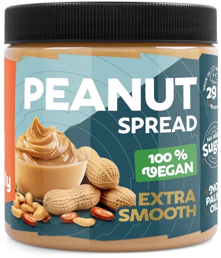 GRIZLY 100% Arašídové máslo jemné 500 g (8595678400020)