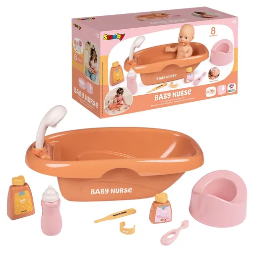 Smoby Vanička pro panenky s příslušenstvím