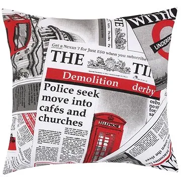 Bellatex EMA - 45 × 45 cm - noviny červené (6053)