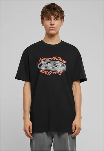 Mr. Tee Never ending... Heavy Oversize Tee black - XS