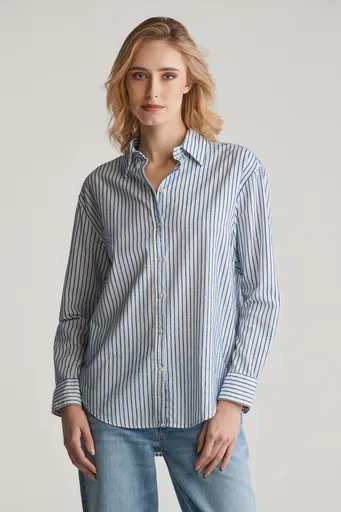 KOŠILE GANT REL TEXTURED STRIPED SHIRT RICH BLUE