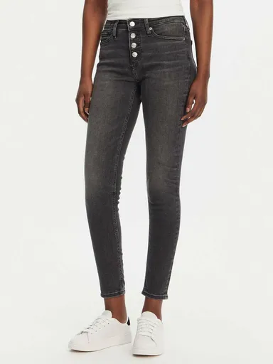 Calvin Klein dámské šedo-černé džíny J20J225114 26/30