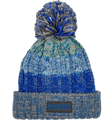 Preston innovations zimní čepice colour block bobble hat
