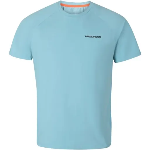 PROGRESS STOUT Pánské sportovní triko, světle modrá, velikost XXL