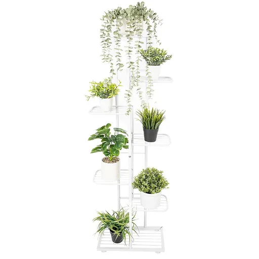 4Home Stojan na květiny Level, bílá