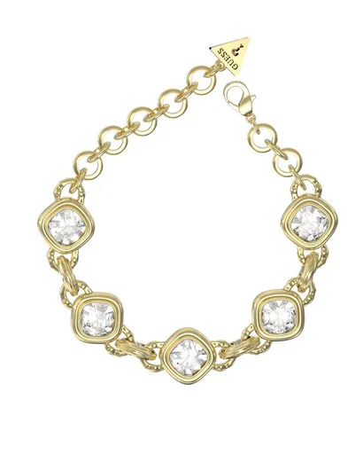 Guess Nepřehlédnutelný náramek s krystaly Mamounia JUBB05311JWYG 18,4 cm