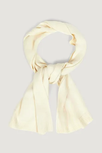ŠÁLA GANT WOOL KNITTED SCARF CREAM