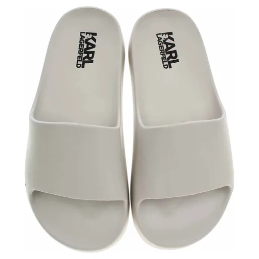 Dámské plážové pantofle Karl Lagerfeld KL86000 VGT off white eco 39