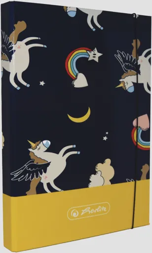 Box na sešity A4, jednorožec