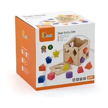 Dřevěná vkládačka kostka (6934510536596)