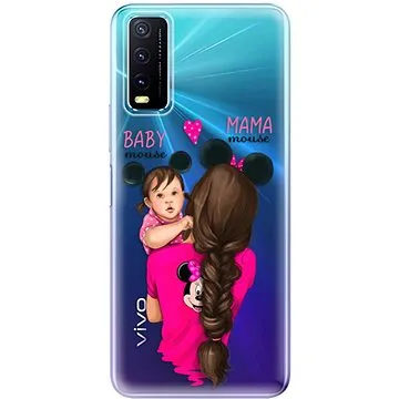 iSaprio Mama Mouse Brunette and Girl pro Vivo Y20s (mmbrugirl-TPU3-vY20s)