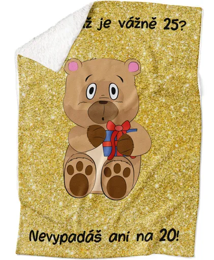 Deka Tobě už je tolik? (věk: 25, Podšití beránkem: ANO)
