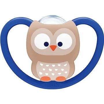 NUK Dudlík Space  6–18 m BOX - sova (BABY8585a)