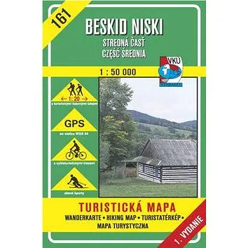 Beskid Niski Stredná časť 1:50 000: 161 Turistická mapa (978-80-85510-28-7)