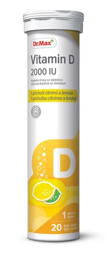 Dr. Max Vitamin D 2000 IU 20 šumivých tablet