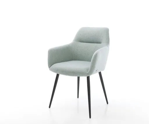 Jídelní židle Pejo-Flex mentolová zúžená podnož černá