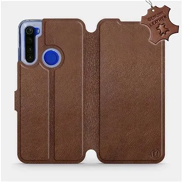 Flip pouzdro na mobil Xiaomi Redmi Note 8T - Hnědé - kožené -  Brown Leather (5903516116591)
