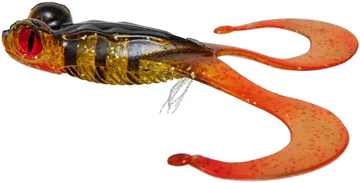 Gunki gumová nástraha bull frog ghost stripe frog 2 ks 10 cm