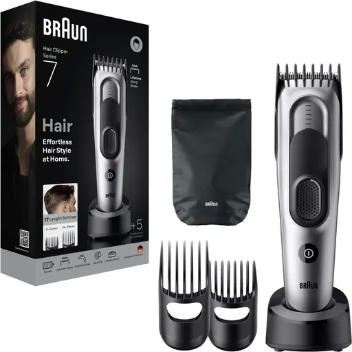 Braun Series 7 HC7590 zastřihovač vlasů s 5 stylingovými nástroji 1 ks