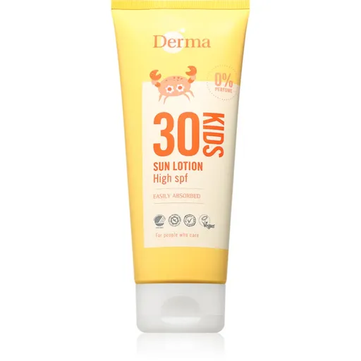 Derma Kids dětské mléko na opalování SPF 30 200 ml