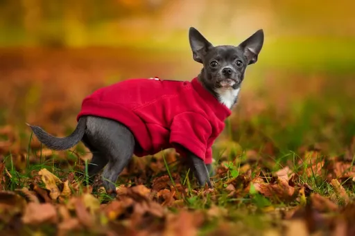 Vsepropejska Hello fleecová mikina pro psa Barva: Červená, Délka zad (cm): 19, Obvod hrudníku: 26 - 30 cm