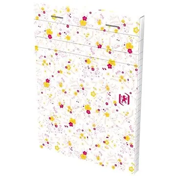 OXFORD Floral A6, 80 listů, linkovaný, bílý (400094827/2)