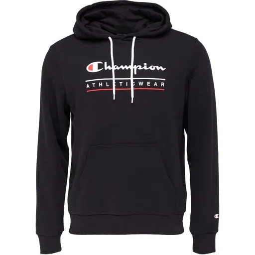 Champion HOODIE Pánská mikina, černá, velikost