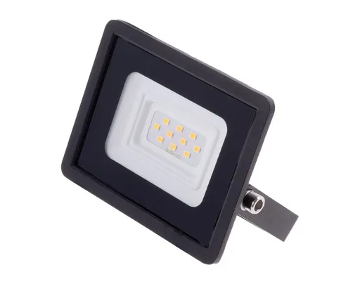 T-LED Černý LED reflektor 10W Economy Barva světla: Teplá bílá 103001