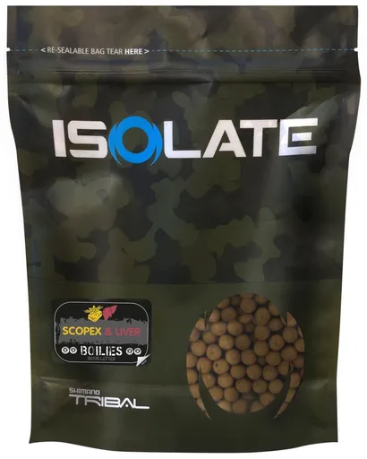 Shimano boilie isolate scopex liver - 20 mm 3 kg