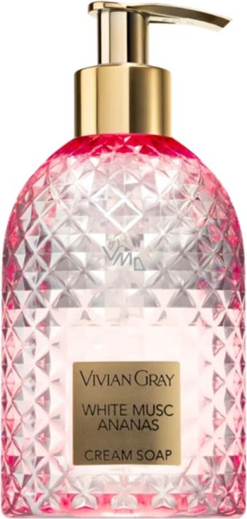 Vivian Gray Krémové tekuté mýdlo na ruce White Musc & Ananas (Cream Soap) 300 ml