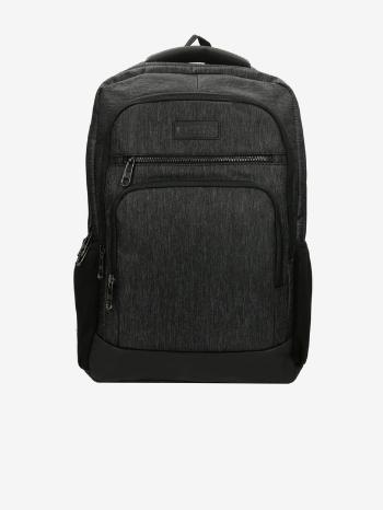 Enrico Benetti München Notebook 21 l Black Batoh Černá