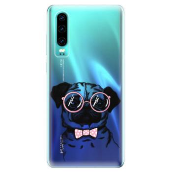 Odolné silikonové pouzdro iSaprio - The Pug - Huawei P30