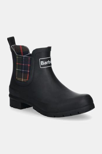 Holínky Barbour Kingham dámské, černá barva, LRF0088BK11