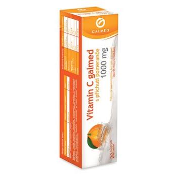 Galmed Vitamin C 1000mg pomeranč eff tbl 20 (8594058235276)