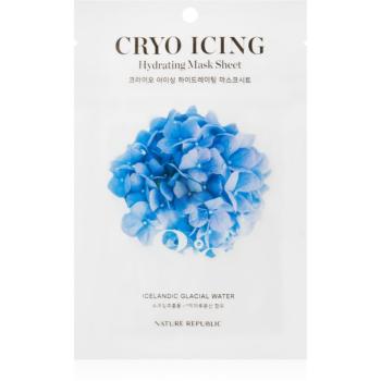 NATURE REPUBLIC Cryo Icing Hydrating Mask Sheet hydratační plátýnková maska se zklidňujícím účinkem 27 ml