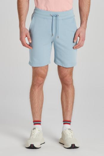 TEPLÁKOVÉ ŠORTKY GANT REG SHIELD SWEAT SHORTS DOVE BLUE