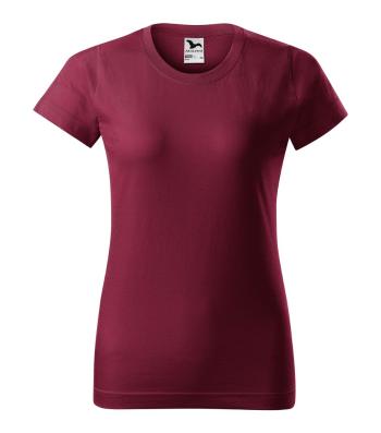 MALFINI Dámské tričko Basic - Garnet | L