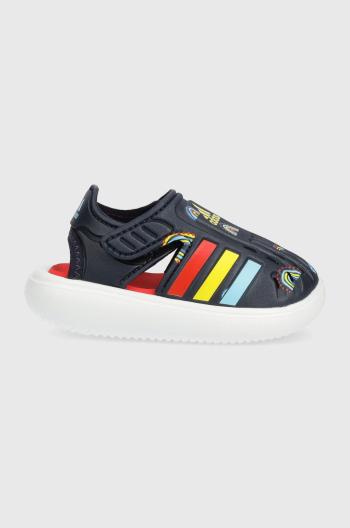 Dětské sandály adidas WATER SANDAL I tmavomodrá barva