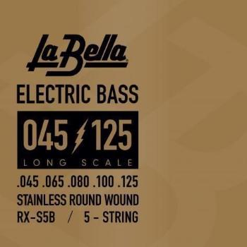 La Bella RX-S5B Bass RX Stainless Steel 45-65-80-100-125 Struny pro 5-strunnou baskytaru