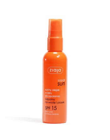 Ziaja Suchý olej na opalování v gelu SPF 15 Sun (Dry Oil in Gel) 90 ml